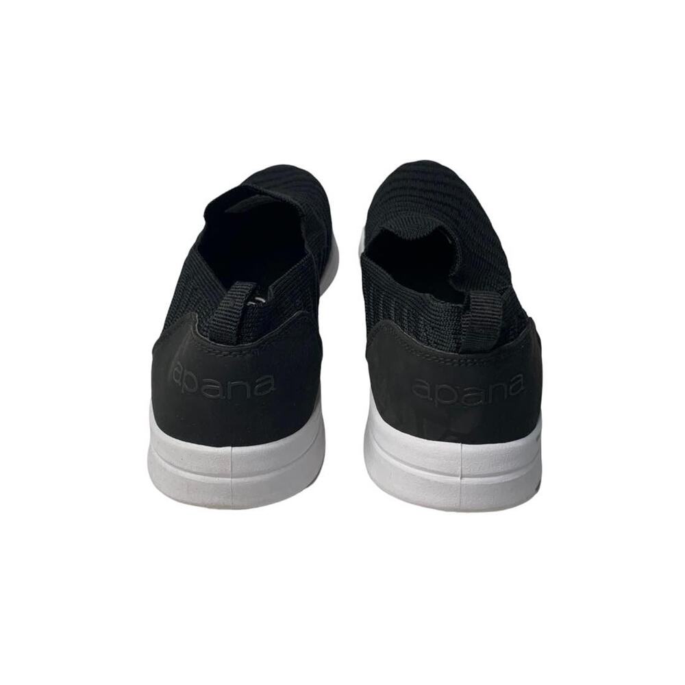 Apana Inhale Women’s Comfy Slip On Black‎ Sneaker Shoes 9 #AF9988 - Picture 4 of 8